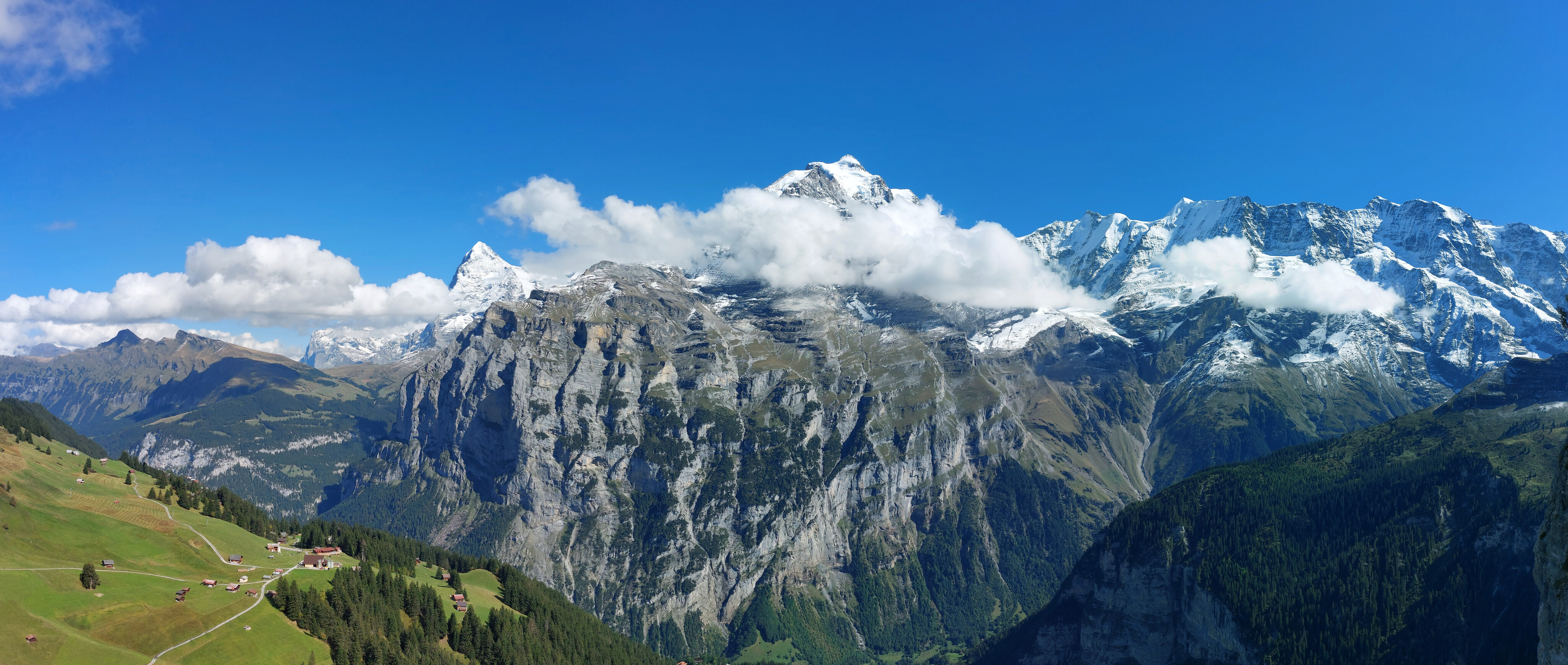 Jungfrau and Eiger