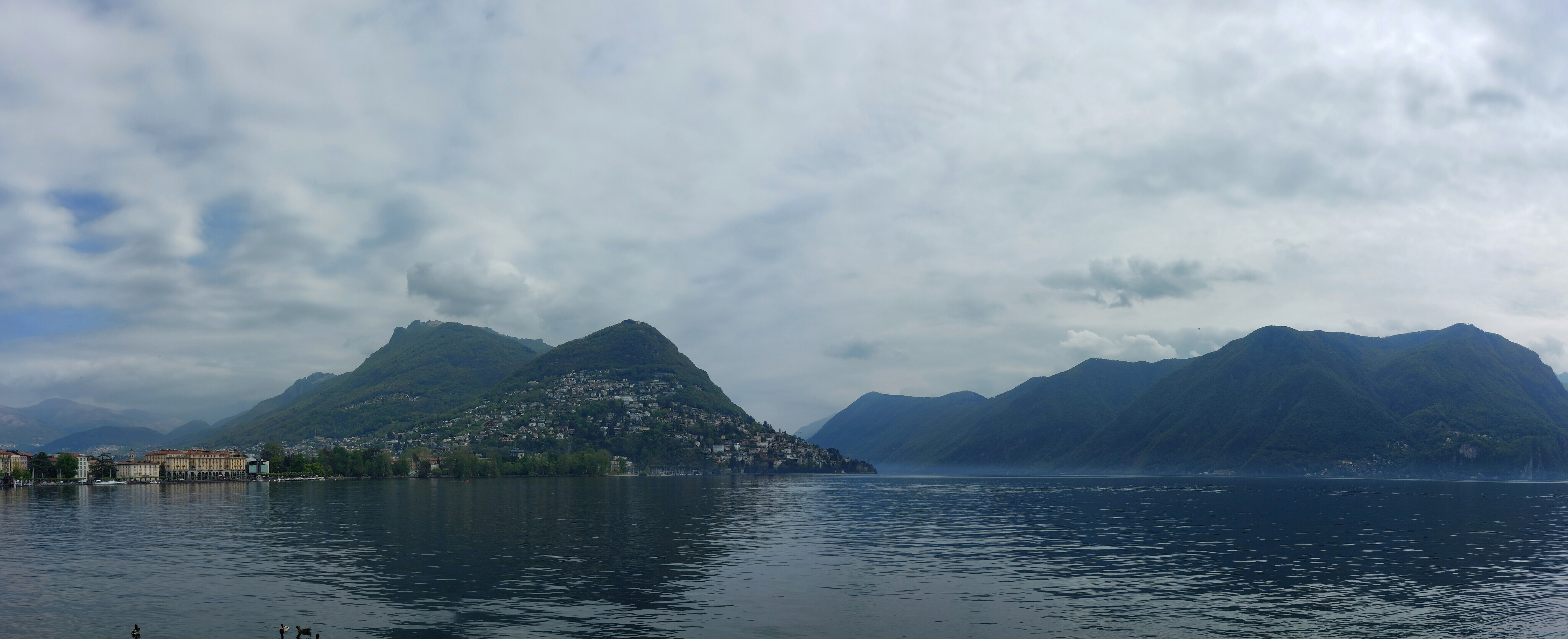 Monte Brè from shores of Lugano