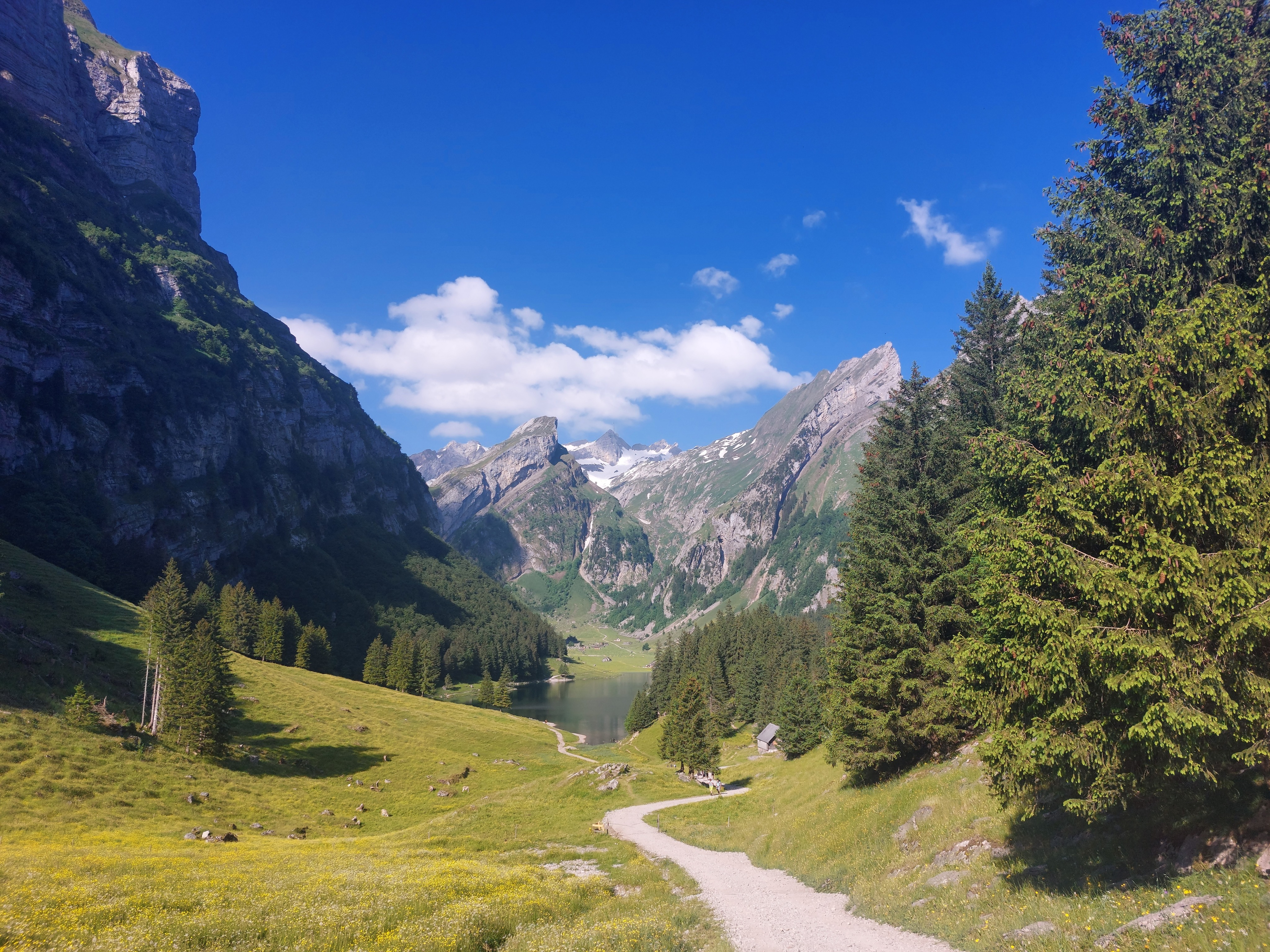 Route up to Seealpsee
