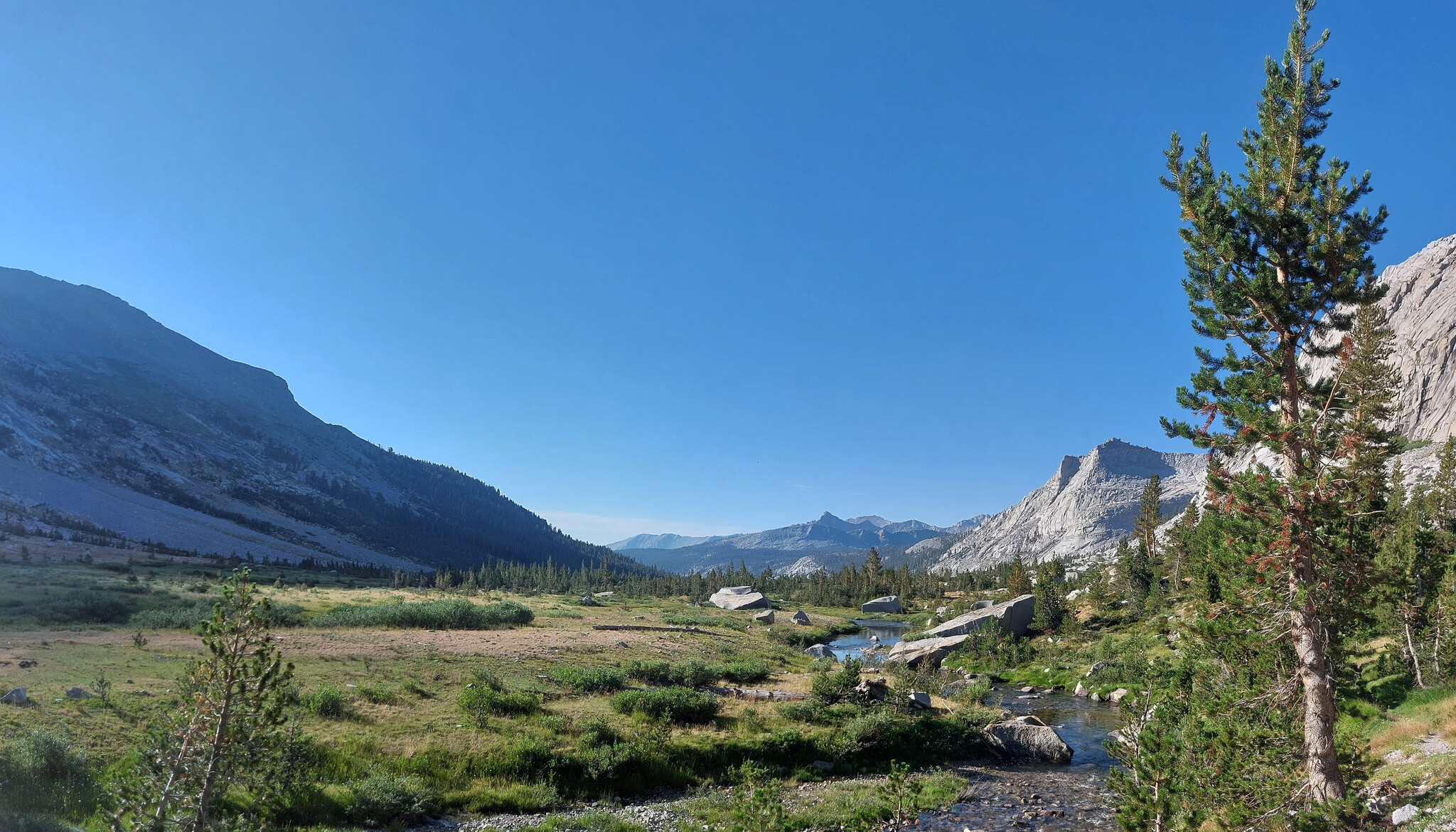 Swwopy valley with little river