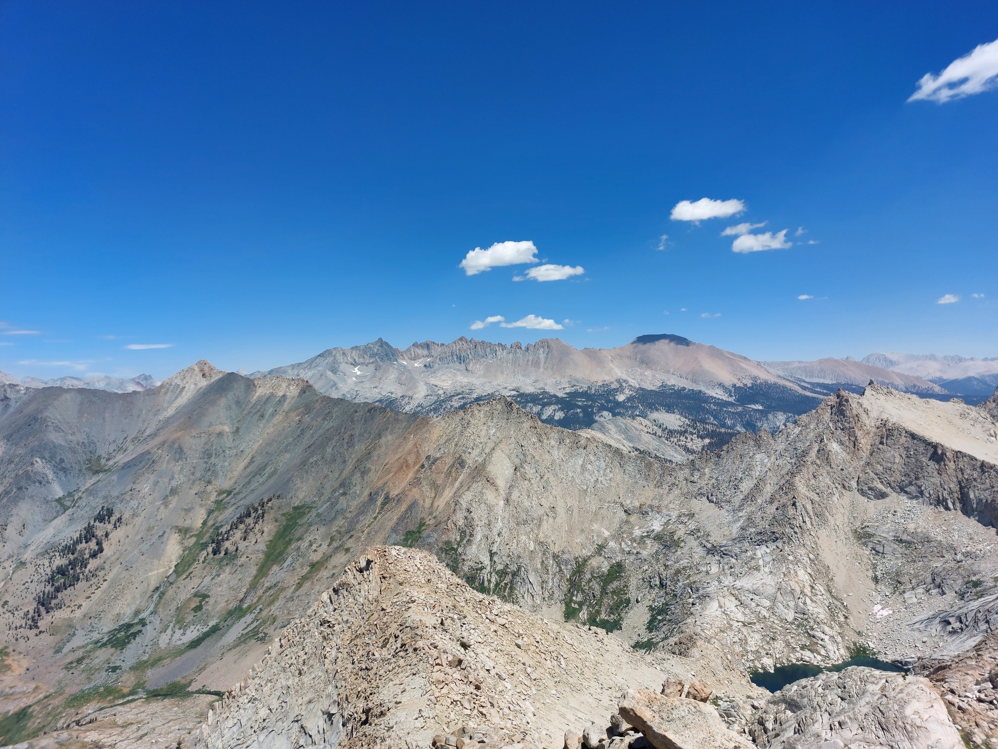 Black Rock Pass from North Sawtooth Peak